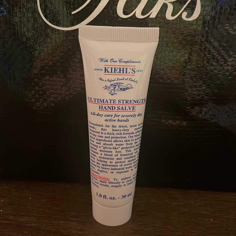 5/$30 Kiehl’s Ultimate Strength Hand Salve Deluxe Travel Tube